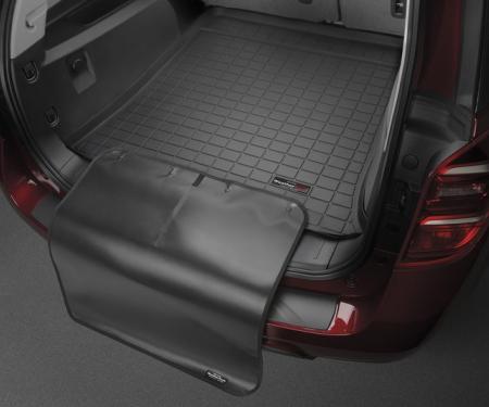 Weathertech 401073SK, Cargo Area Liner, Raised Edges, Black, Custom Blended TPO (Thermopolyolefin), Non-Skid, With Bumper Protector