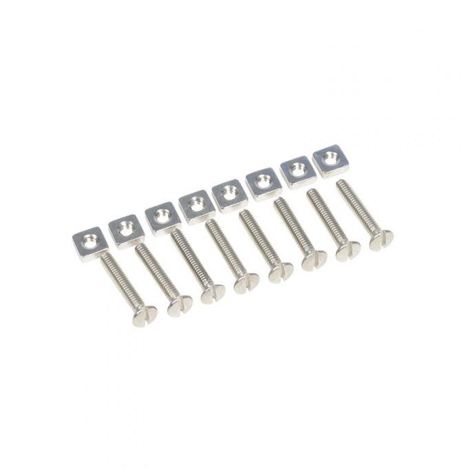 Dennis Carpenter Running Board Step Plate Hardware Kit - Stainless - 1953-56 Ford Truck BAAA-16400-HW