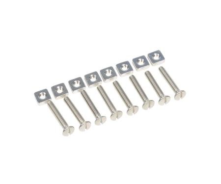 Dennis Carpenter Running Board Step Plate Hardware Kit - Stainless - 1953-56 Ford Truck BAAA-16400-HW