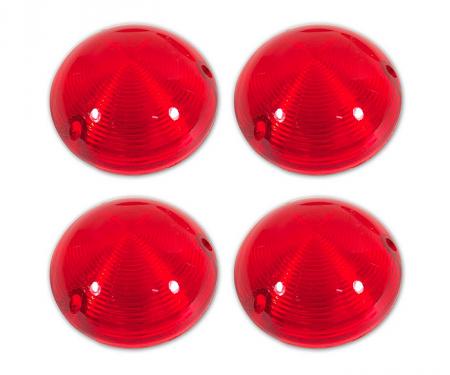 Corvette Bubble Taillight Lenses, 4 Piece Set, 1968-1973