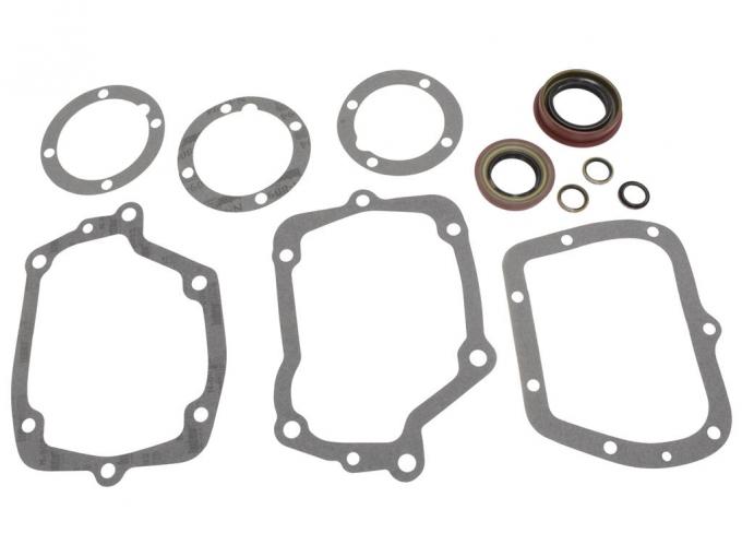 Corvette Transmission Gasket Set, 4 Speed Muncie, 10 Piece,  1963-1974