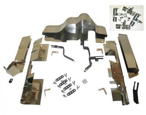 Corvette Ignition Shield Set, Fuel Injection, 27 Piece, 1958-1959