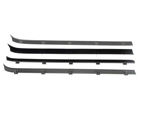 AMD Front Door Beltline Window Felts, Inner & Outer, 73-76 Chevy GMC CK Truck SUV 582-4073-S