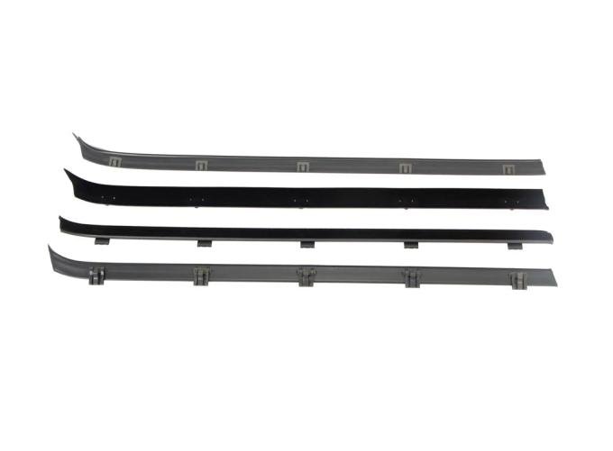 AMD Front Door Beltline Window Felts, Inner & Outer, 73-76 Chevy GMC CK Truck SUV 582-4073-S