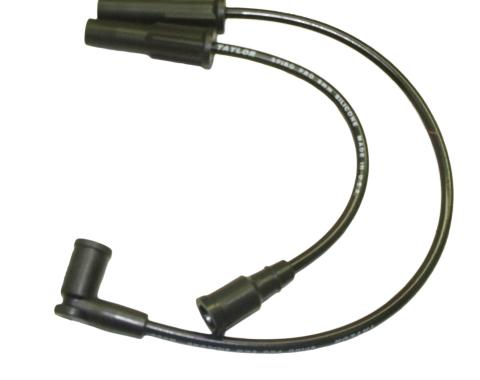 Taylor Cable 2008-17 V-Twin Victory (except Octane) 8mm Spiro-Pro Custom Fit Motorcycle Spark Plug Wire Set, Black, 180° Spark Plug Boot Angle 10063