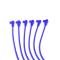 Taylor Cable 1960-79 MOPAR Big Block except HEMI 8mm Spiro-Pro Spark Plug Wire Set, Blue, 90&deg;/135&deg; Spark Plug Boot Angle 74672