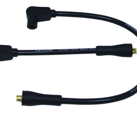Taylor Cable 1965-79 FL EVO Road King/Electra Glide/Road Glide/Street Glide 8mm Spiro-Pro Custom Fit Motorcycle Spark Plug Wire Set, Black, 90&deg; Spark Plug Boot Angle 10030
