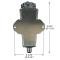 Vintage Air Aluminum Power Steering Reservoir - Remote Mount 722050