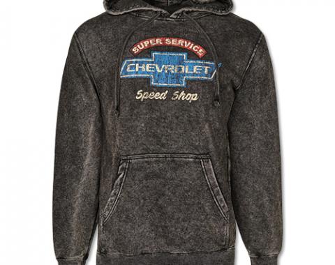 Chevrolet Super Service Stone Washed Hoodie