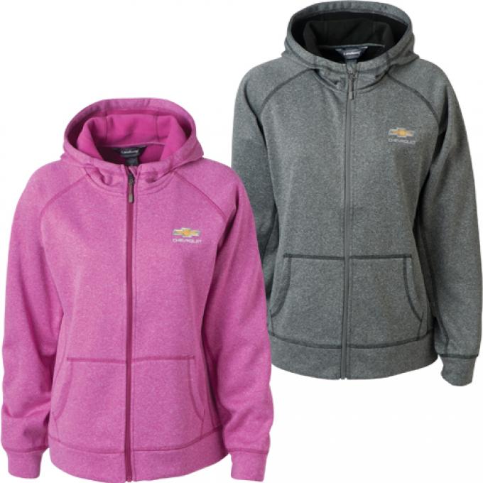 Ladies Chevrolet Gold Bowtie Competition Hooded Sweatshirt
