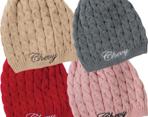 Ladies Chevy Cable Knit Beanie