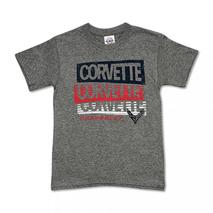 Youth 2020 Corvette Striped T-Shirt