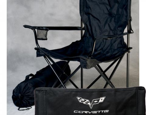 Corvette Folding Arm Chair, With C6 Emblem