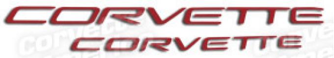 Corvette Corvette Lettering Kit, Front & Rear, 1997-2004