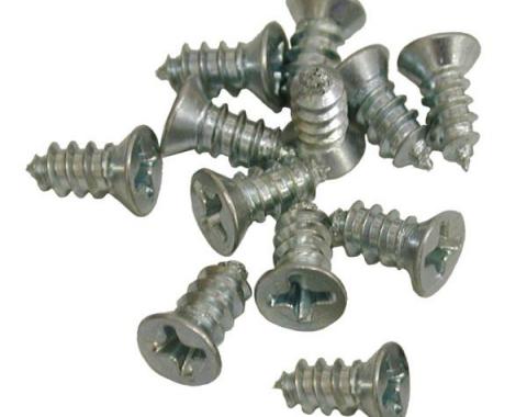 Corvette Outer Window Seal Screw Set 12 pcs, 1963-1967