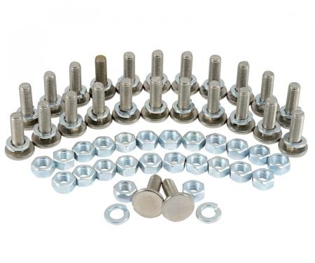 Dennis Carpenter Rear Fender Bolt Set - Non Polished Stainless Steel - 1948-79 Ford Truck 355471-S24K