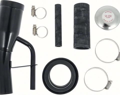 AMD Fuel Filler Neck Kit, Chrome Cap, In Cab Tank, 55-59 Chevy GMC Pickup Truck X891-4055-S