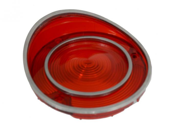 70-71 Tail Light Lens - Early 71 All Red