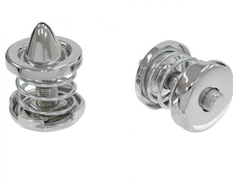 69-76 Chrome Male Hood Lock / Latch Pin Assembly