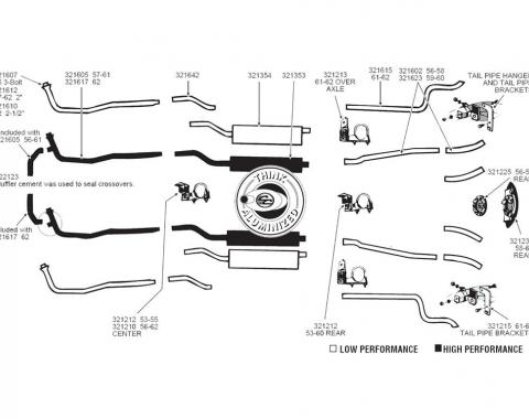 56-58 Exhaust Pipe - Tail Pipe