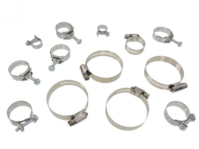 71-72 Radiator And Heater Hose Clamp Set - 454 Without Air Conditioning