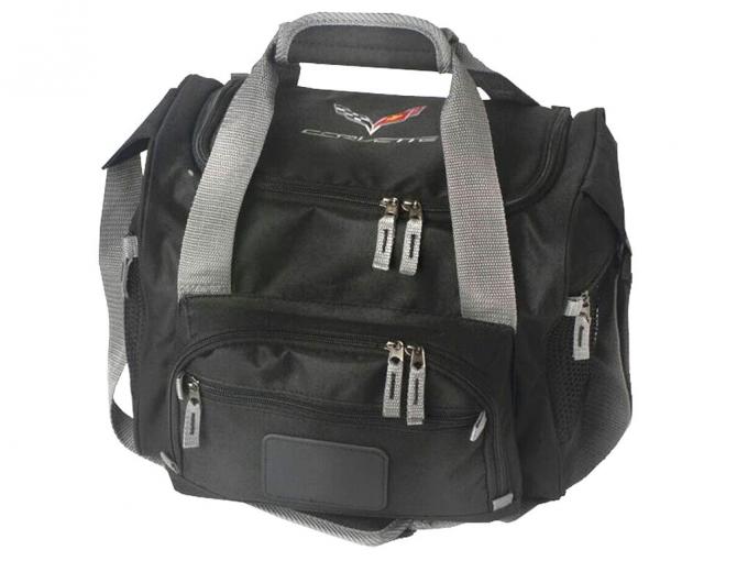 Black 12 Can Cooler Bag With C7 Logo