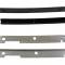 69-82 Coupe Door Outer Window Seals /Felts with Moldings Kit