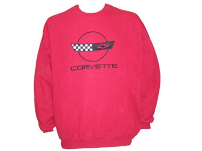 Sweatshirt With 91-96 Emblem Red