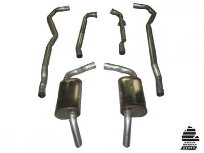 1974 454 Automatic 2 1/2" Exhaust System With MagnaFlow Muffler