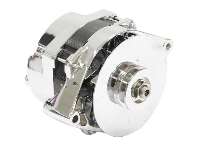 69-82 Chrome Alternator With Turbo Fan 170 Amp