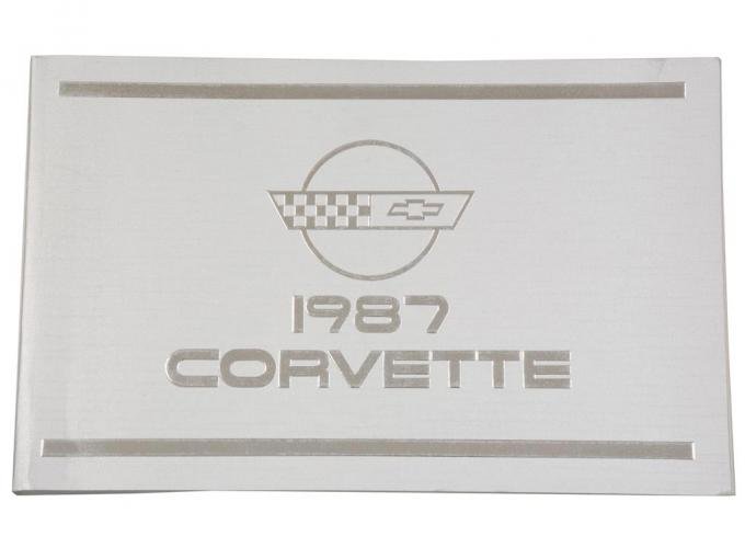 1987 Owners Manual