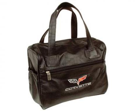 2005-2013 C6 Embroidered Leather Car Kit Bag