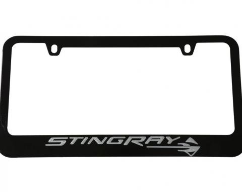C7 Black Strinray License Plate Frame / Bezel