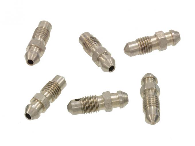 65-82 Brake Bleeder Screws - Stainless Steel - Set of 6
