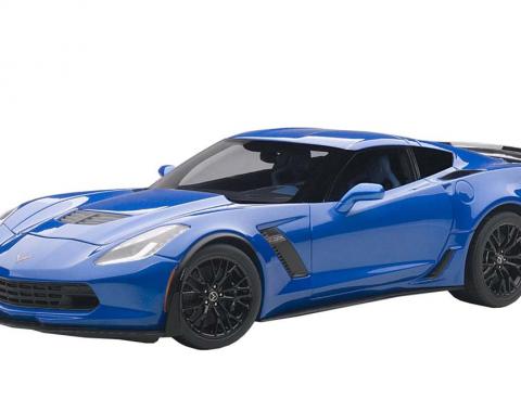 C7 Z06 Laguna Blue Diecast/Composite 1/18th Scale Car