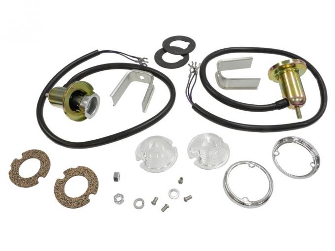 53-54 Parking Light Assembly - 6 Volt