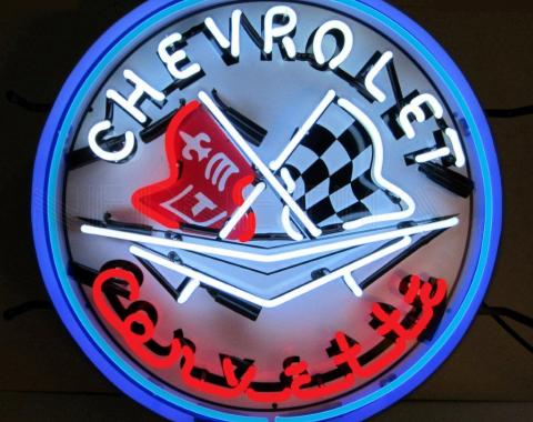 C1 Emblem 24" Neon Sign