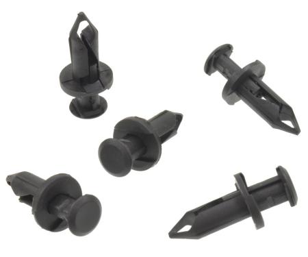 Redline Restomotive® 1997-2013 Chevrolet Corvette 5 Piece Push In Type Fastener / Retainers for 8mm Hole