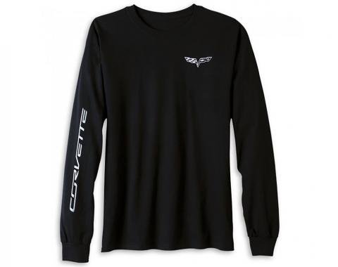 C6 Corvette Black Long Sleeve T-Shirt