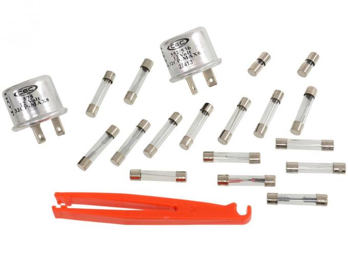 75-77 Fuse Flasher Kit - 22 Pieces