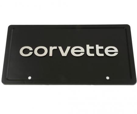 License Plate - 80's Style Lettering With Black Border