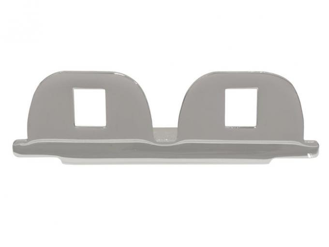1966L Seat Belt Buckle Bracket On Console - With Holes (1966 Late)