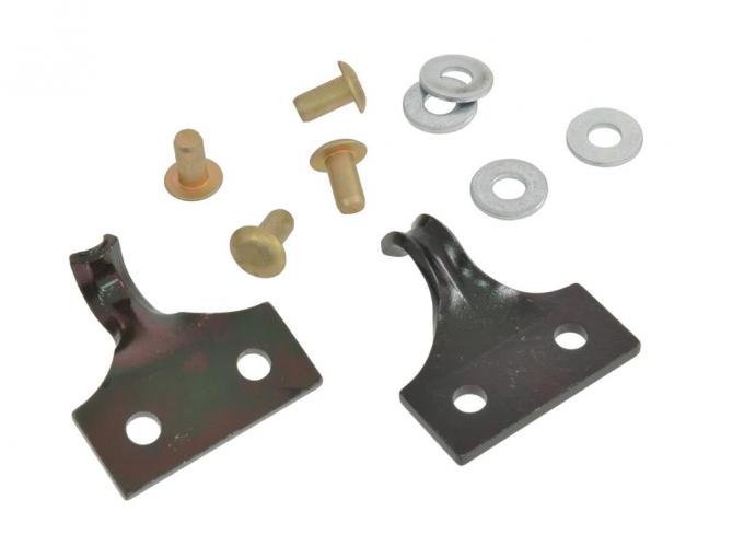 63-82 Jack Hold Down Spring Mount Brackets with Rivets