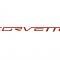 05-13 Corvette Rear Bumper Lettering Kit - Polyurethane