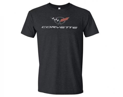 C5 Logo and Script Black T-Shirt