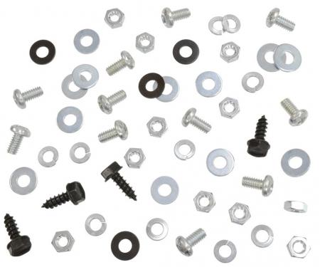 58-60 Splash Shield Mount Kit - Clutch Head - 52 Pieces