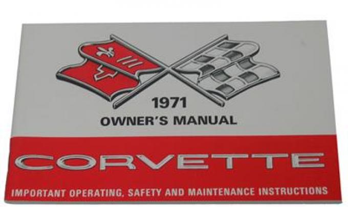 71 Owners Manual - Quality Reprints!