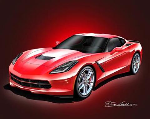 Print C7 Coupe By Danny Whitfield