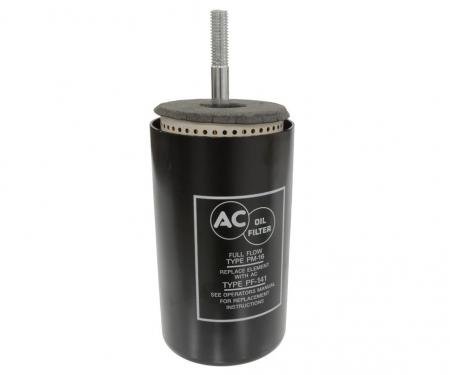 58-67 Oil Filter Canister - With Silk Screen Decal PF141