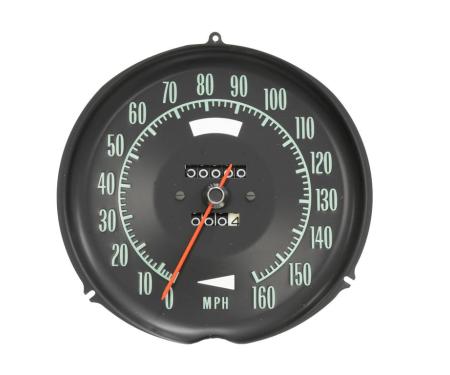 68 Speedometer - Green Letter
